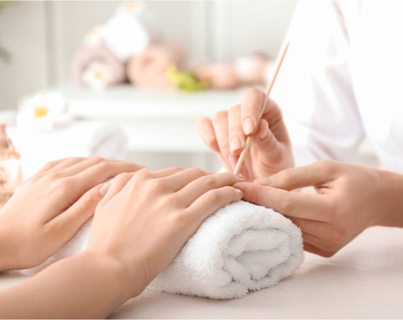 Nail care at Sunflower Spa